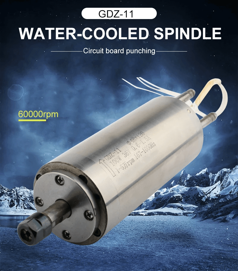 100W watergekoelde spindel