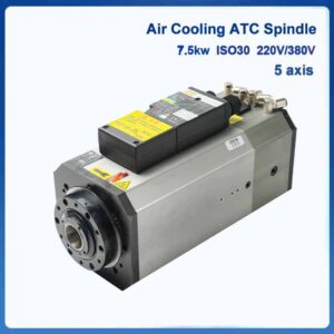 7.5kw CNC ATC Spindle Motor Air Cooled Automatic Tool Change