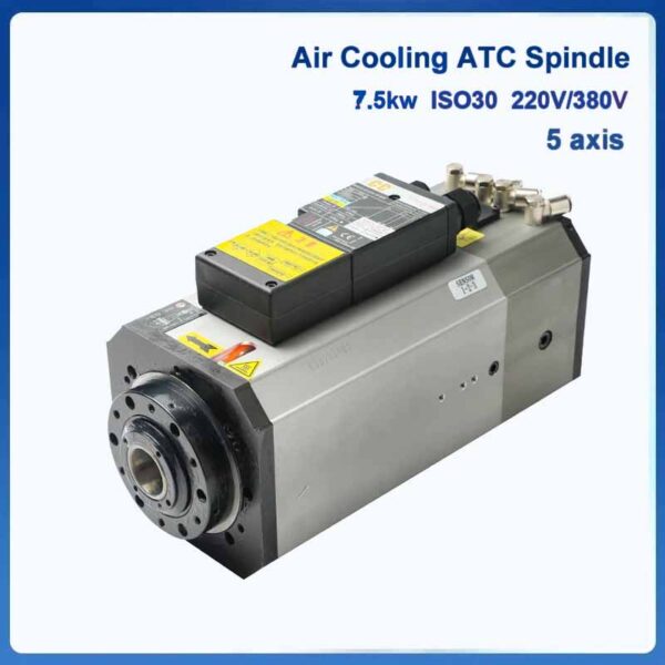 7,5 կվտ CNC ATC Spindle Motor Air Cooled Automatic Tool Change