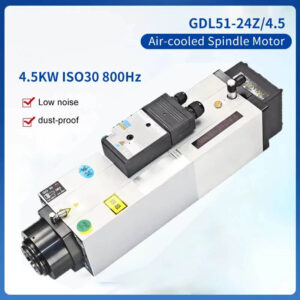 Động cơ trục chính làm mát bằng không khí CNC 4.5KW ATC CNC ISO30