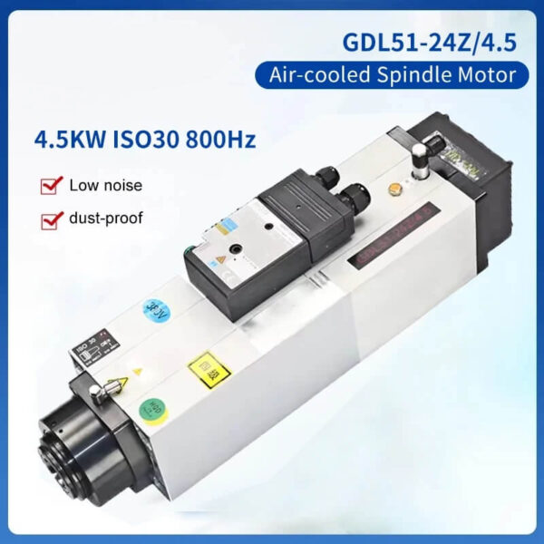 4,5KW ATC CNC вретено Мотер за ладење вретено со воздушно ладење ISO30