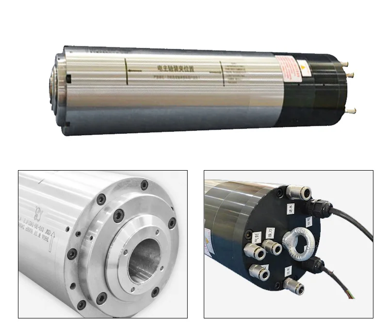 5.5kw 自動工具交換 Bt30 水冷式 Atc CNC ルーター スピンドル モーター。