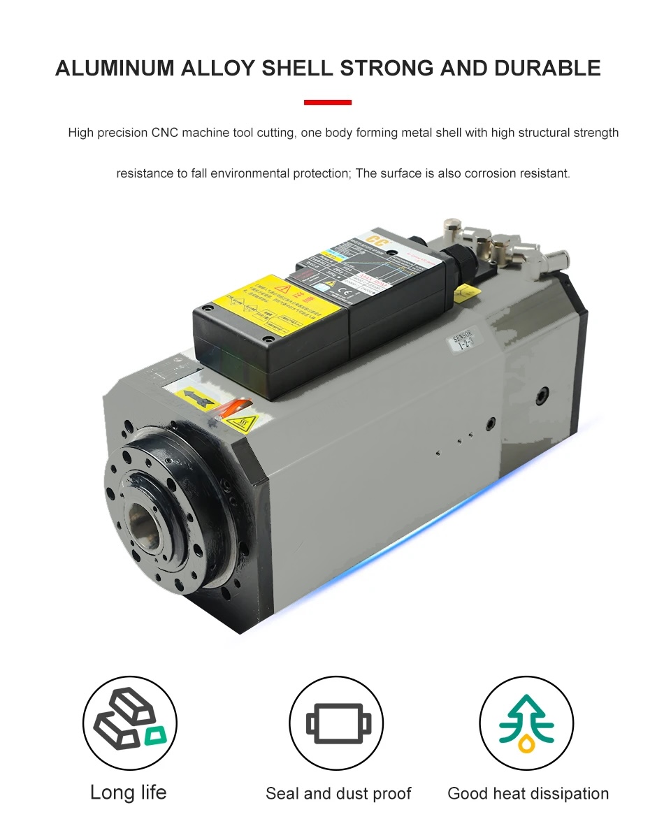 มอเตอร์แกนเปลี่ยนเครื่องมืออัตโนมัติระบายความร้อนด้วยอากาศ 7.5kw atc