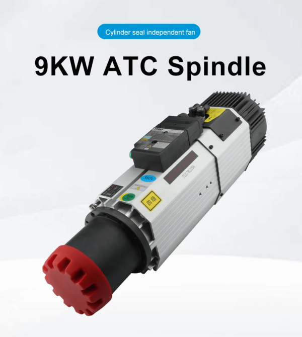 9.0kw 공기 냉각 atc 스핀들 CNC 라우터 기계