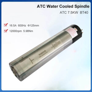 ATC Water Cooling Spindle 7.5KW BT40 Automatic Tool Changer