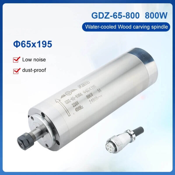 CNC 800W ER11Water Cooled Spindle Motor النجارة المغزل