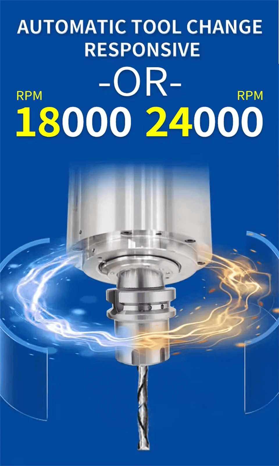 CNC 기계 7.5kw Bt30 Atc 수냉식 스핀들 모터