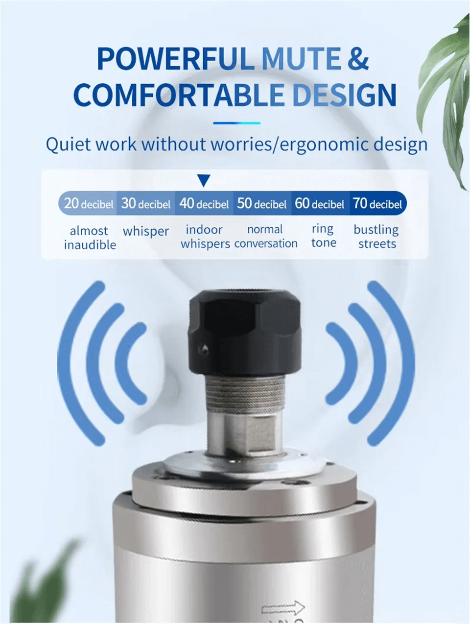 cnc spindle motor for wood water cooled