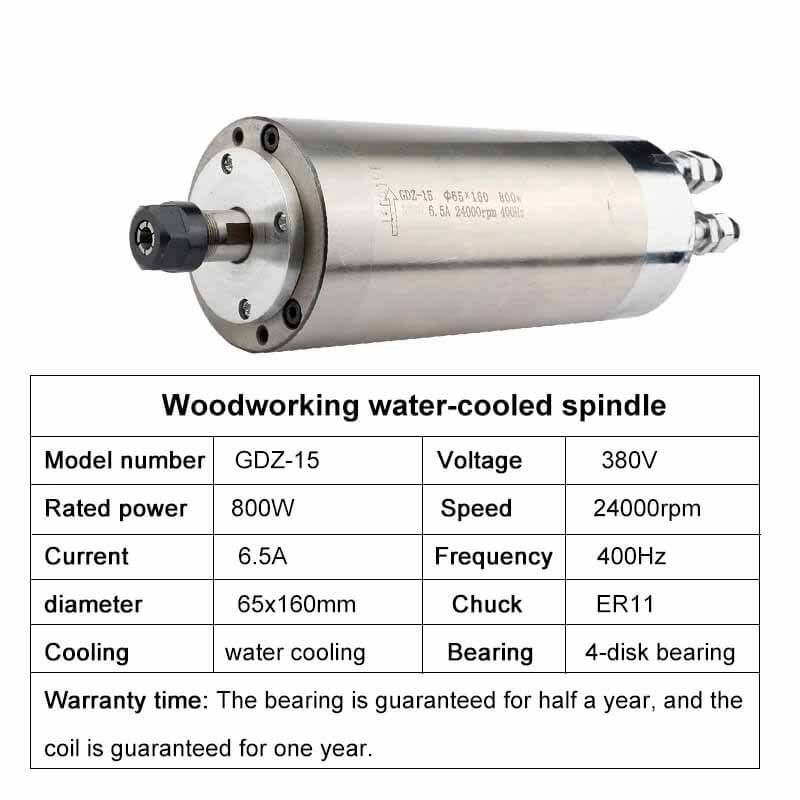 su soğutmalı cnc metal mil motoru