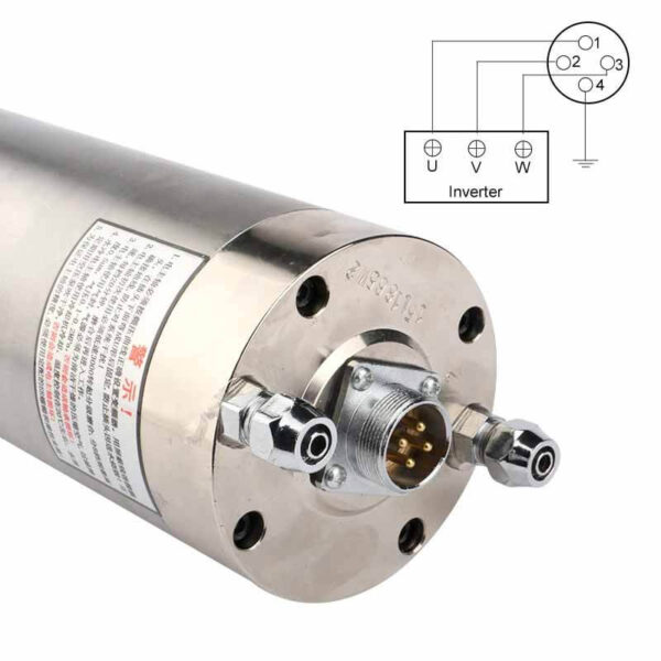 ус хөргөлттэй cnc тээрэмдэх spindle2.2kw