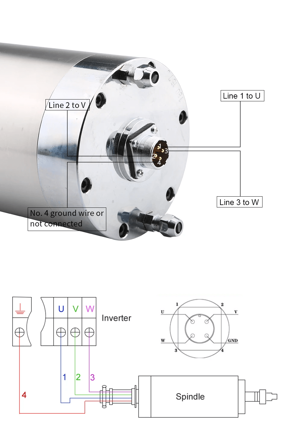 усан хөргөлттэй ээрэх 5.5кВт er25