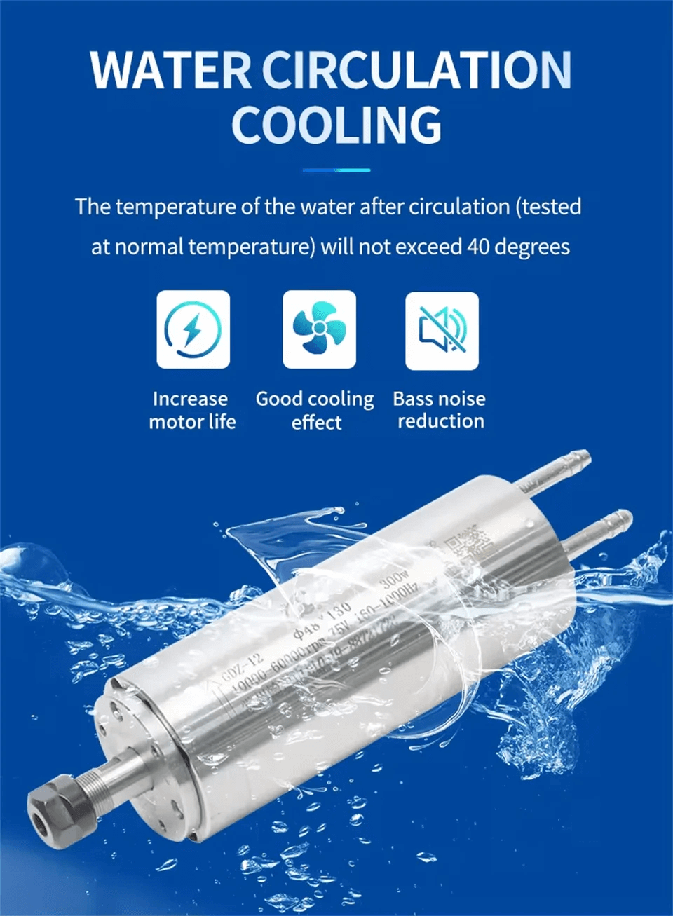 卸売 300W 水冷スピンドル