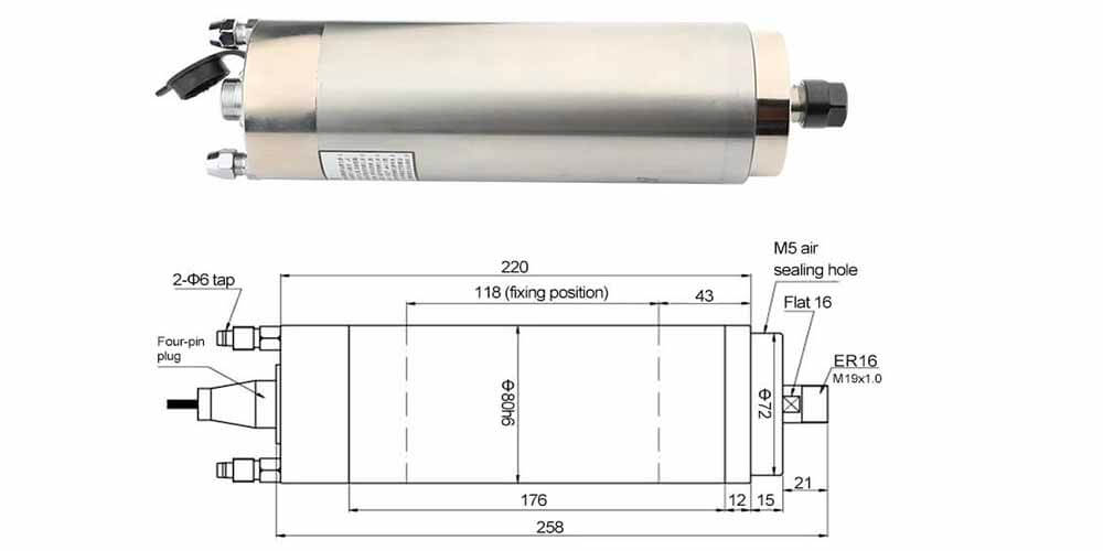 1.5kw 스핀들