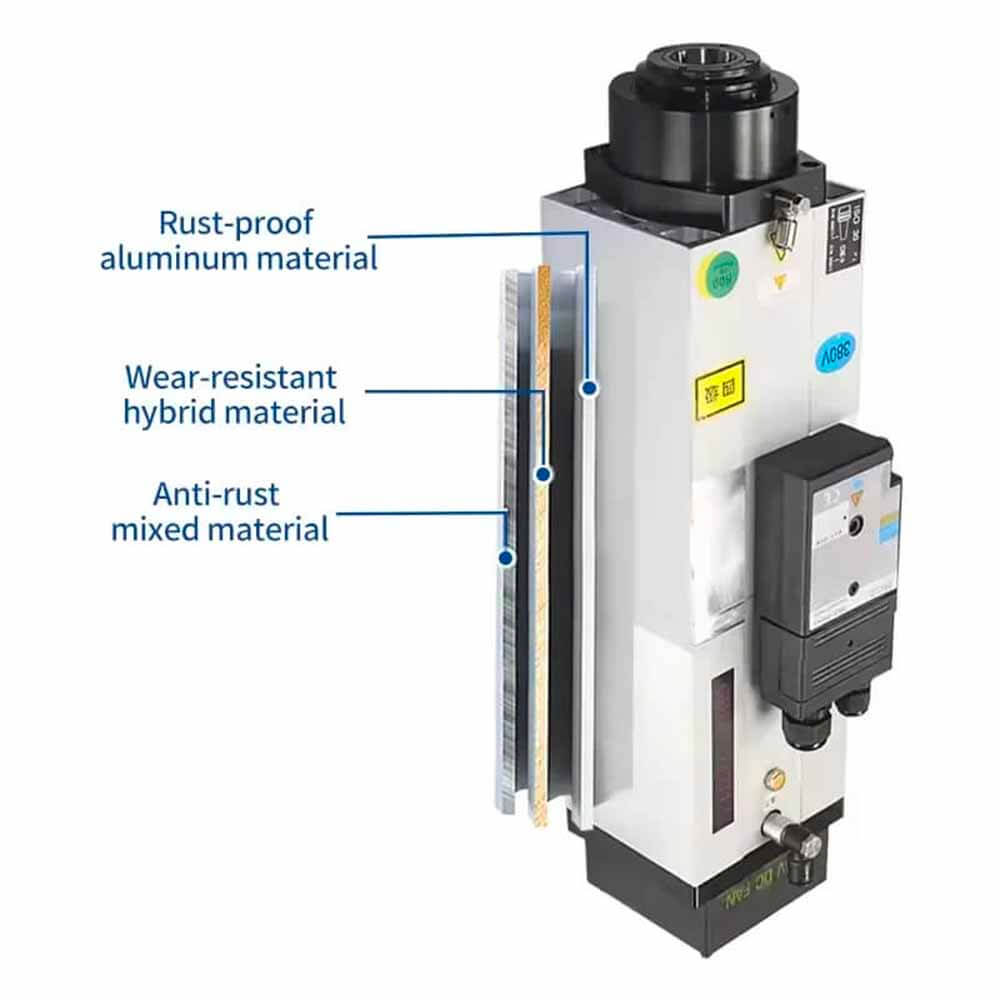 Mandrini atc raffreddati ad aria da 4,5 kW