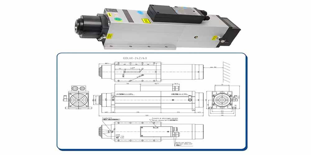 Trục thay dao tự động 6kw