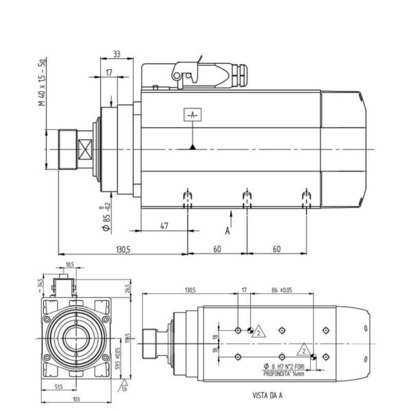 Motor de husillo HSD