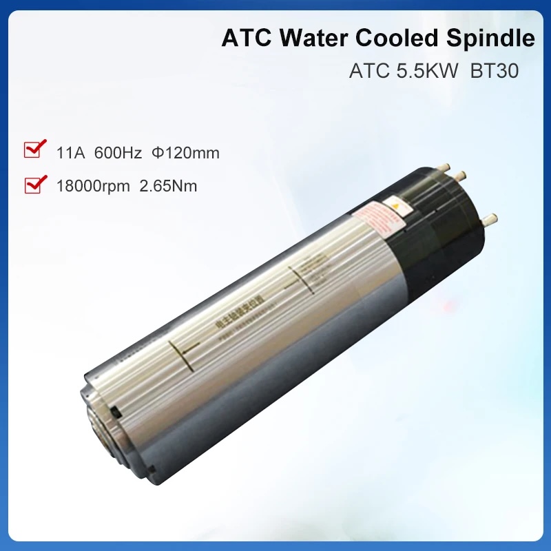 BT30 ATCスピンドルモーター 5.5kW 24000RPM 水冷CNC